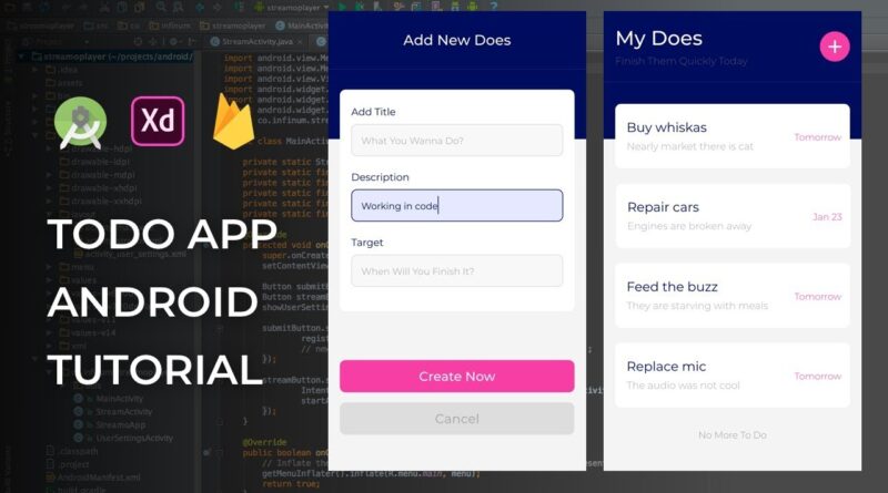 Build MyDoes App Android Studio Tutorial - Part 2