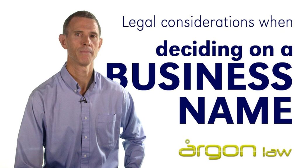 Business Names - Tips from a Lawyer when naming your business :: Argon Law Sunshine Coast