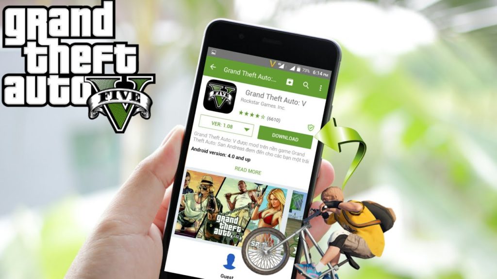 Download now gta 5 for Android from App store