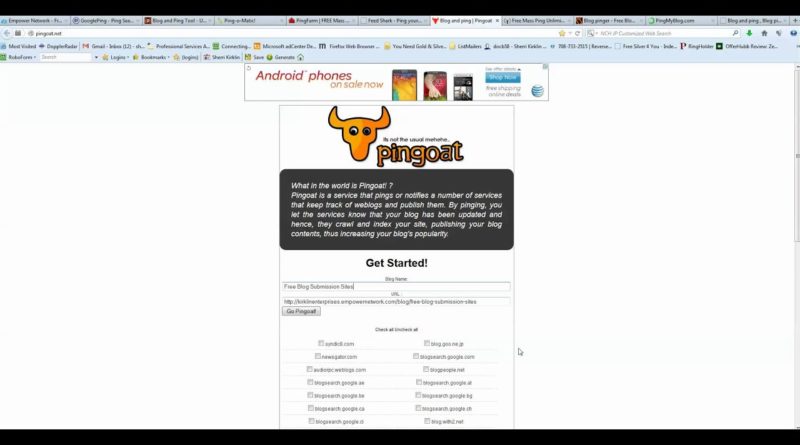 Free Blog Submission Sites