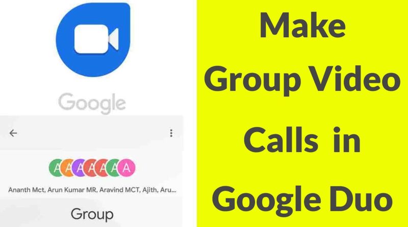 How To Make Group Video Call In Google Duo For Android Mobile & Ios-2019