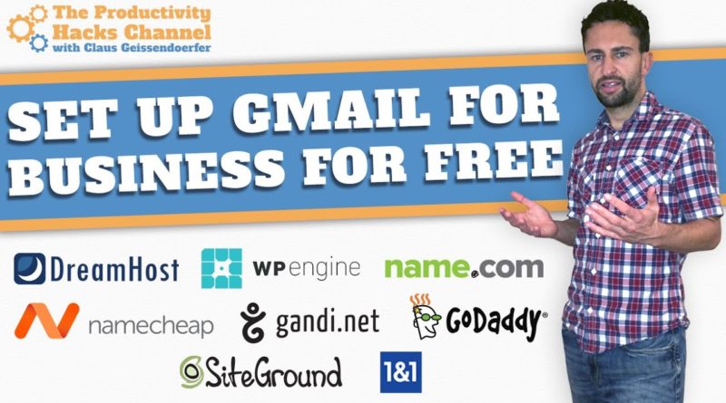 How To Set Up A Business Email Through Gmail For Free