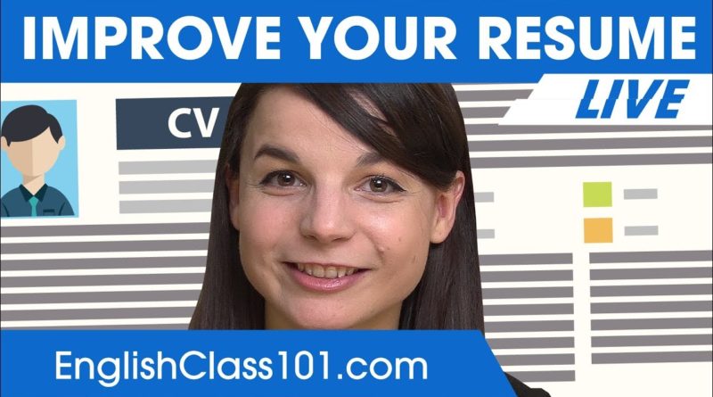 How to Improve Your English Resume? - English Business Tips