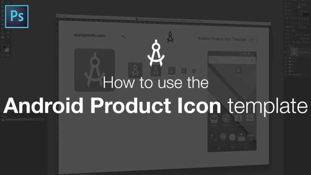 How to Use the Android Product Icon Template