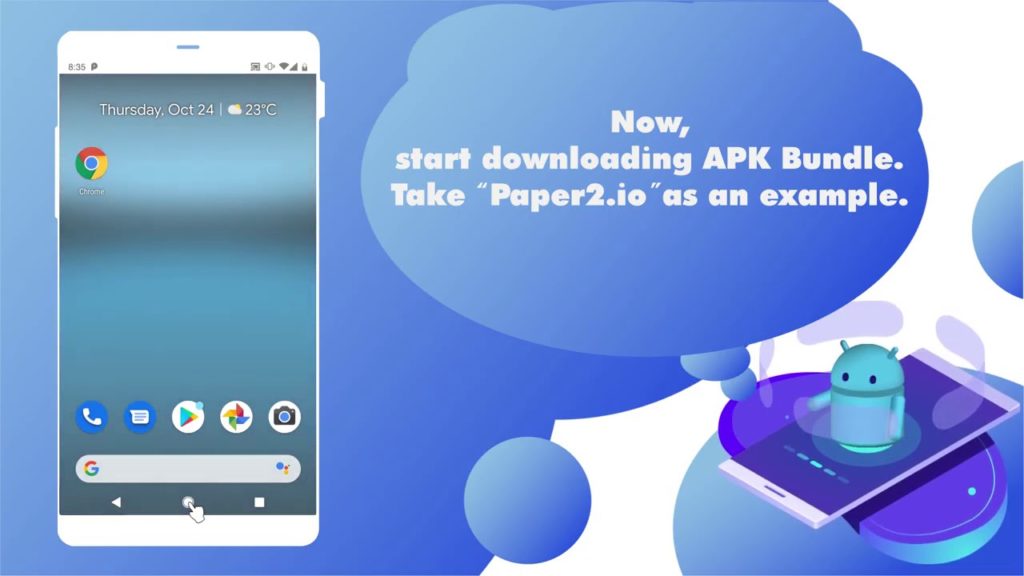 How to install APK BUNDLE
