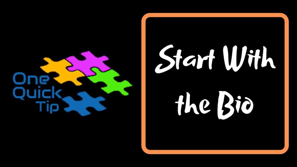 INSTAGRAM BLOGGING TIPS: Start With the Bio - One Quick Tip