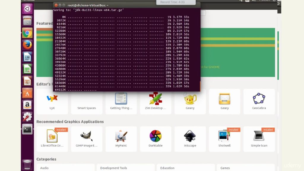 Kotlin Developer Masterclass - Build Android & Kotlin Apps : Install Java - Linux Ubuntu