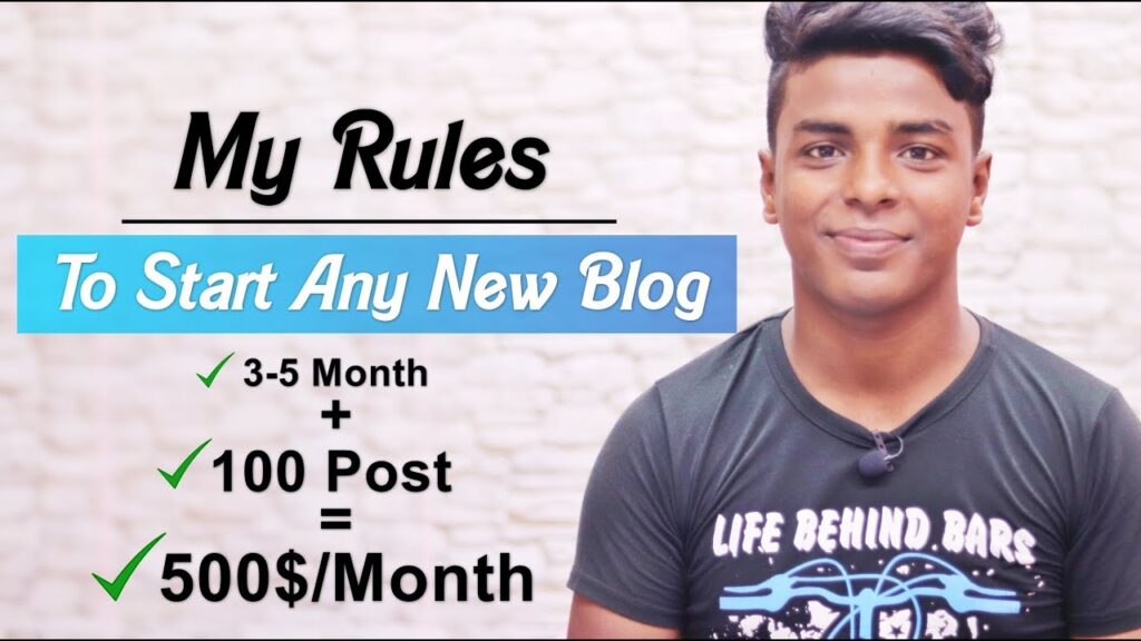 My Rules to Start a New Blog