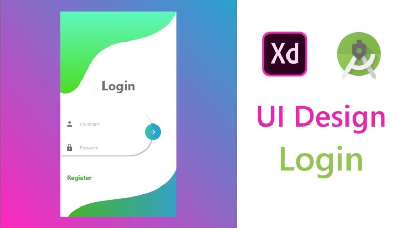 Simple Login UI design XD to Android Studio XML Tutorial | redesign of Satwik Pachino