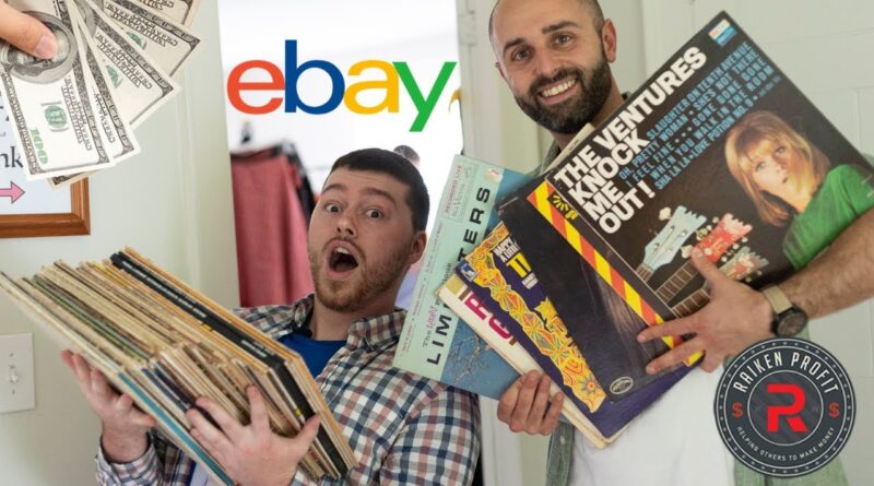 Thrifting VINYL RECORDS  to Sell on eBay and BEST Sourcing TIPS  for BIG PROFITS with Thrift School