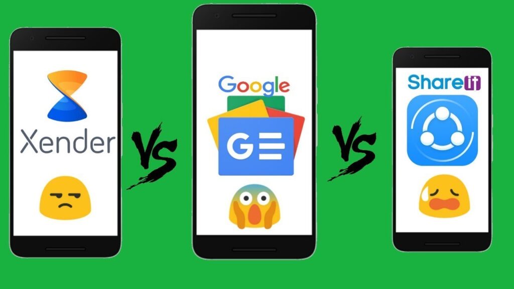 Xender vs Shareit vs Google Files which is best| Best file sharing app| Speed Test 2019