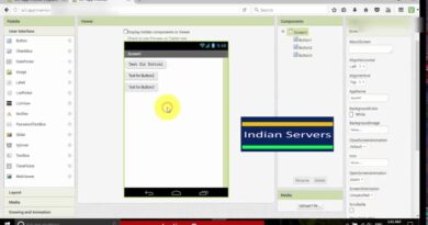 Android Application Development (telugu)- with MITapp inventor Part 1