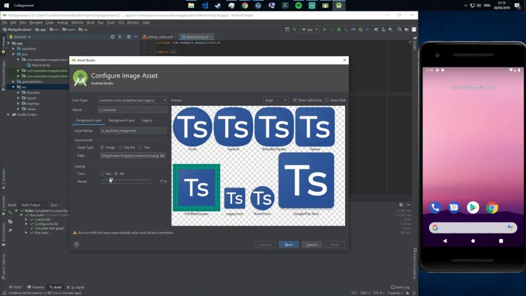 [Android Studio] How to change App icon