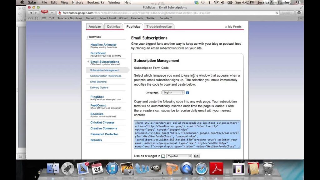 Blogging 101: How to Use Feedburner
