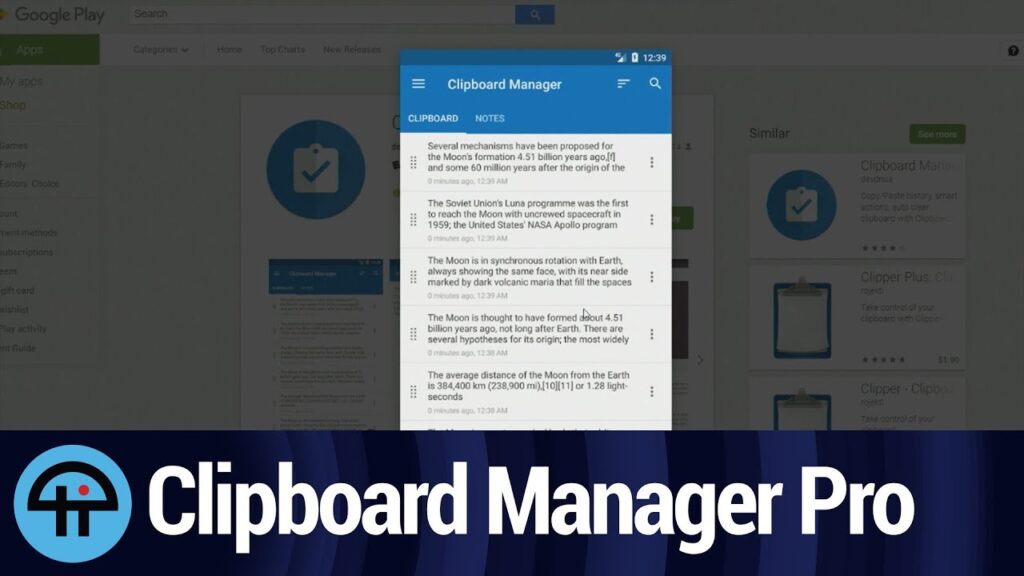 Clipboard Manager Pro for Android