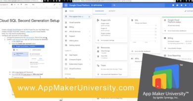 Connecting a 2nd Generation Cloud SQL Database to Google App Maker