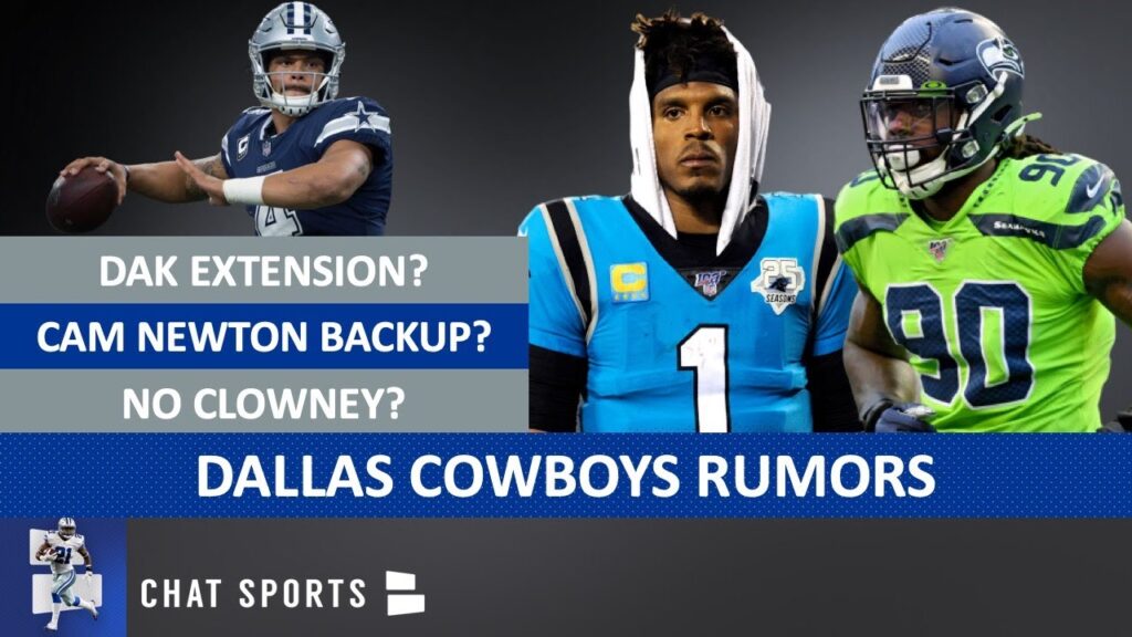 Cowboys Rumors: Dak Extension? Cam Newton? Tyrone Crawford? Jadeveon Clowney? Curtis Samuel Trade?