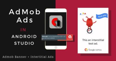 Create Admob Ads In Android Studio | Android App Development Tutorial