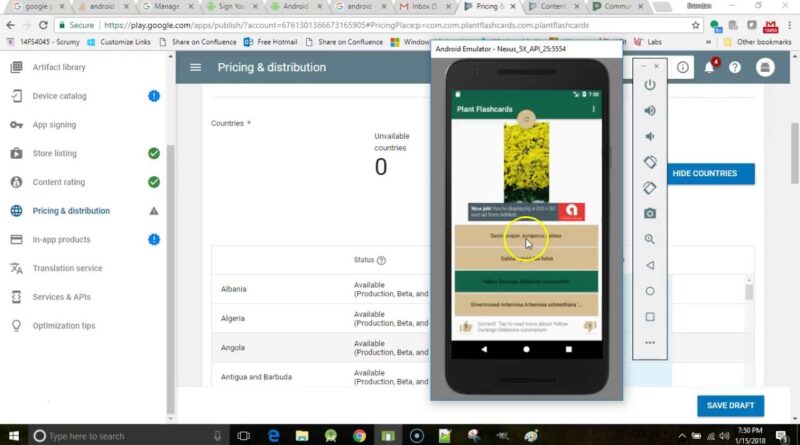 Create and Deploy an Android app on the Google Play Store
