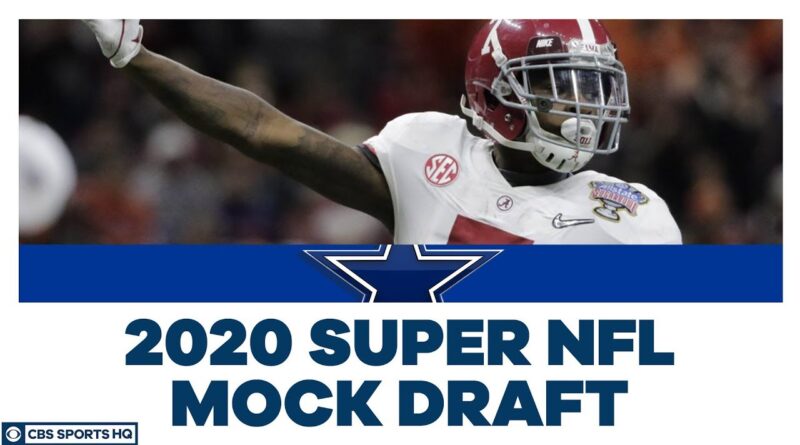 Dallas Cowboys REPLACE Byron Jones, draft Trevon Diggs No. 17 | 2020 Super NFL Mock | CBS Sports HQ