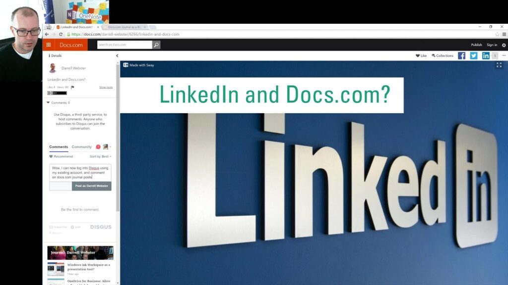 Docs.com as a blogging platform