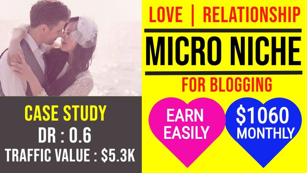 Earn $1060 through Blogging | Love & Relationship Micro Niche with Low DR  Niche Website Case study