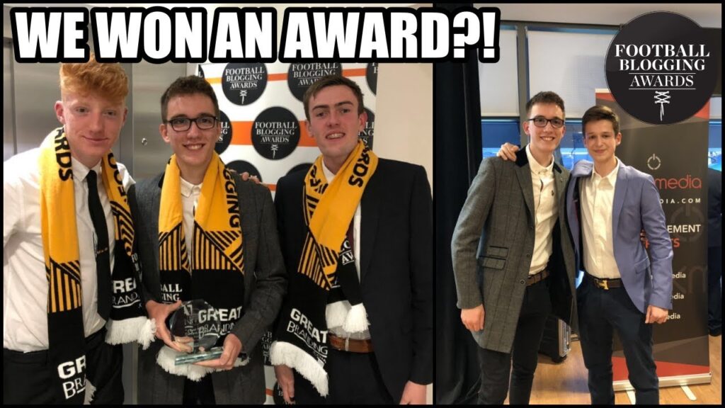 FOOTBALL BLOGGING AWARDS 2019 | WE WON AN AWARD?! *VLOG*
