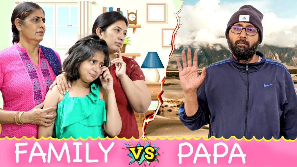 Family Vs Papa - Stay Home Vlog | MyMissAnand