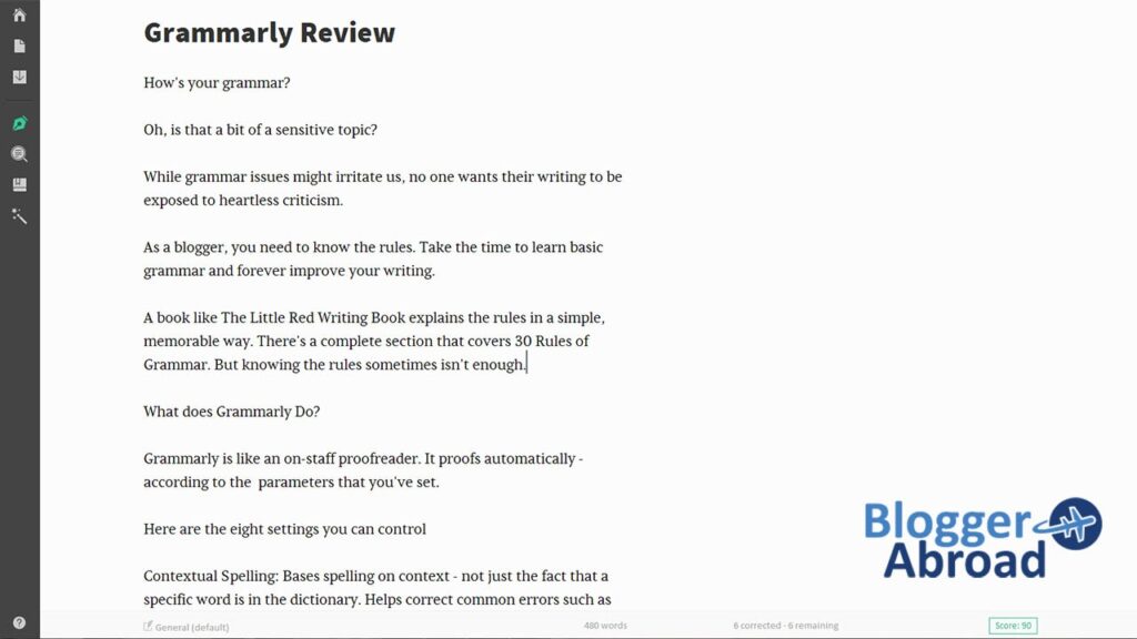 Grammarly Review: Better Blogging with this Online App
