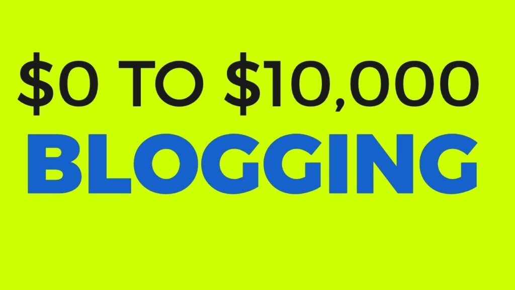 How to Make Money Blogging in 2019 - Go From $0 to 10k per Month!