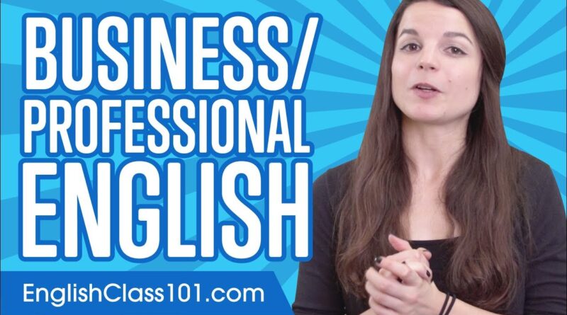 Learn English Business Language in 20 Minutes