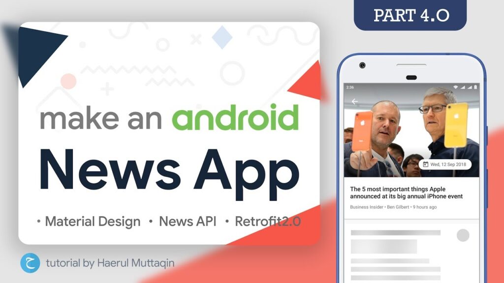 Information Element 📄 (RecyclerView ItemClick & Collapsing Toolbar) - Android Information App Tutorial #4 1