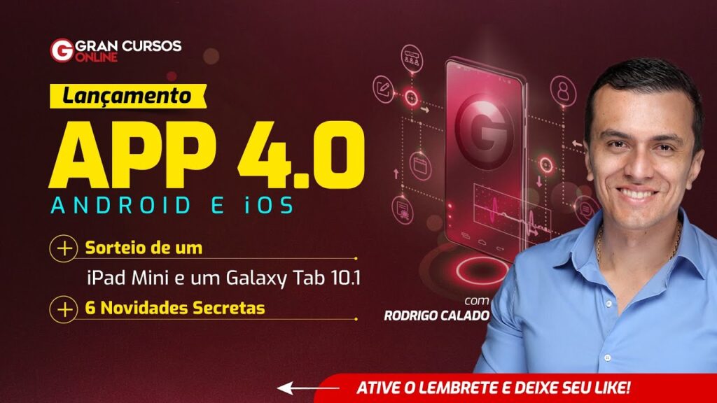 Novo App Android e iOS v4.0 + 6 Novidades 🔐 #FiqueEmCasa com Rodrigo Calado 1