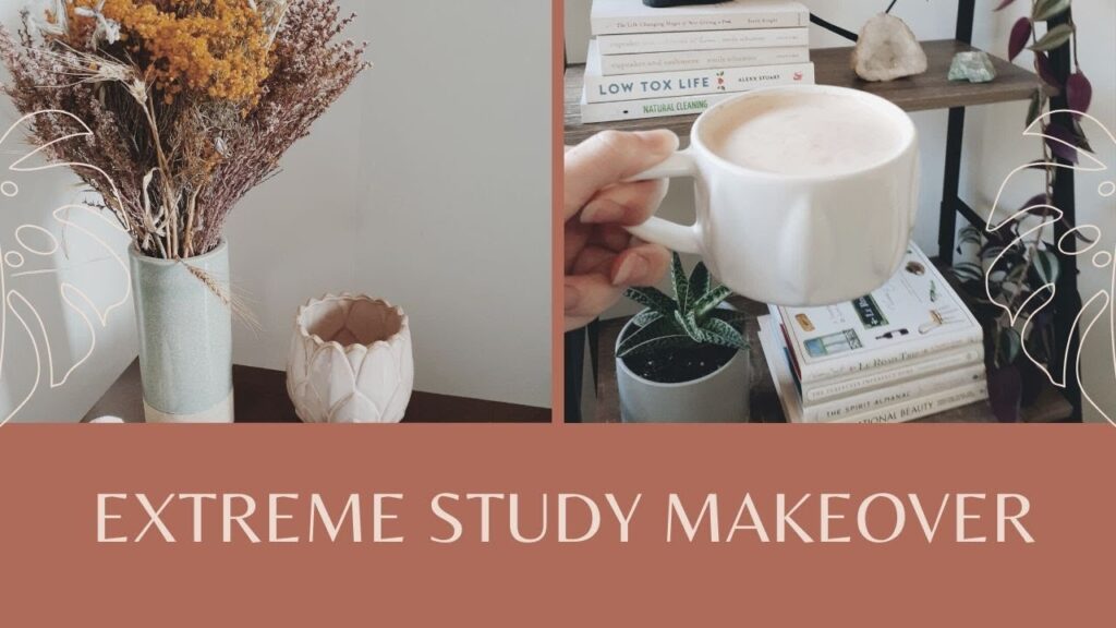 #PINTERESTGOALS EXTREME STUDY TRANSFORMATION | City jungle running a blog room + Instagram worthy! 🌈 1