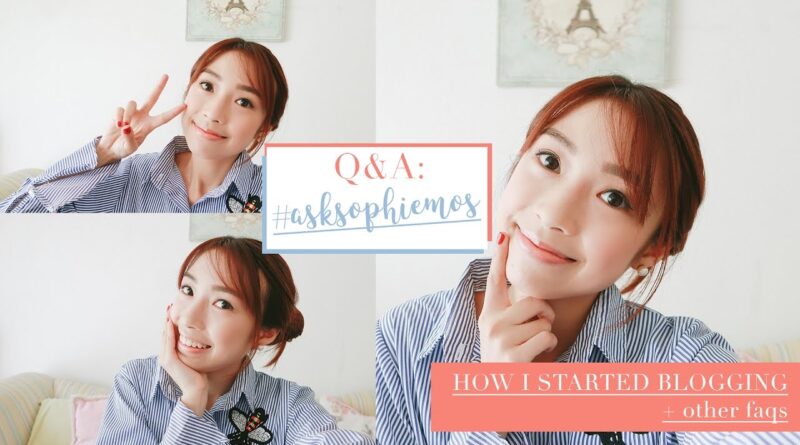 Q&A: How I Started Blogging, Camera, Lens, & App I Use, & Ideal Marriage Age, etc!  | Sophie Ramos