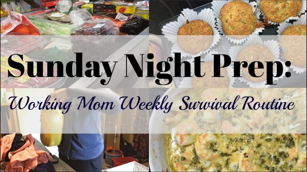 Sunday Night Prep: Working Mom Weekly Survival Routine