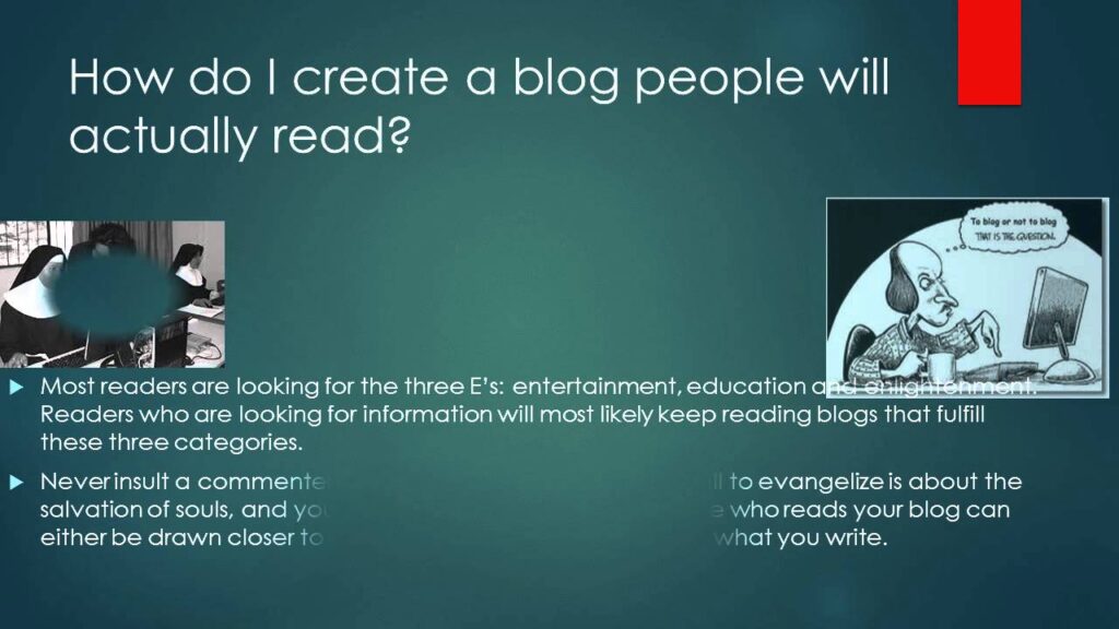 The Importance of Catholic Blogging