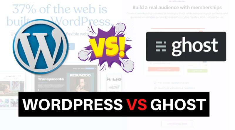 WordPress vs Ghost | Blogging Platform Review