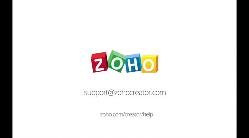 Zoho Creator Tutorials: Build Your First App