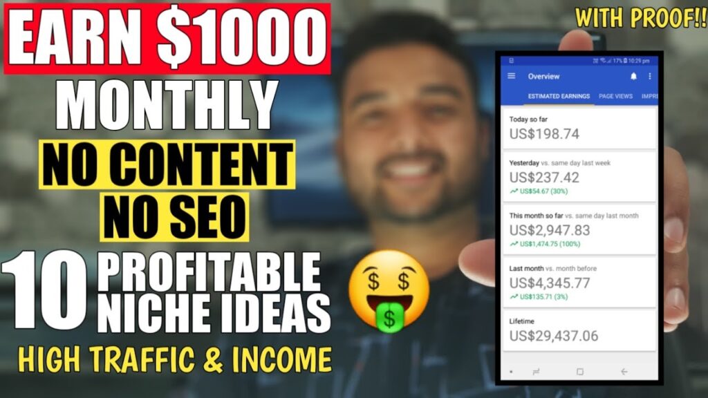 10 Best Blogging Niche Ideas | No Content - No SEO | Get Huge Traffic & Earn Money Online in 2020