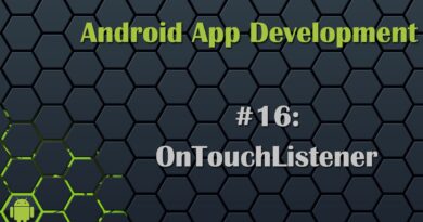 Android App Development Tutorial 16: OnTouchListener And Motionevent