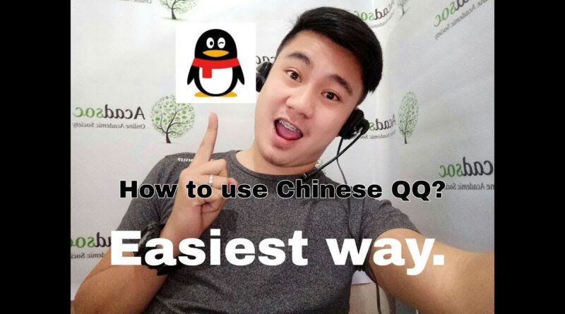 Chinese QQ tutorial (Tagalog) with share Video with sounds