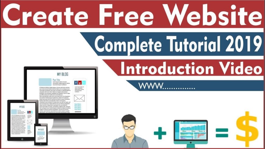 Create Free Professional Website Tutorial Video in Urdu Hindi - Blogging Course 2019