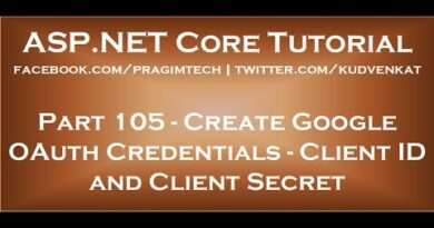 Create google oauth credentials   Client Id and Client Secret