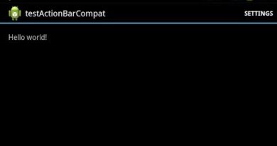 Example of using ActionBarCompat with android-support-v7-appcompat