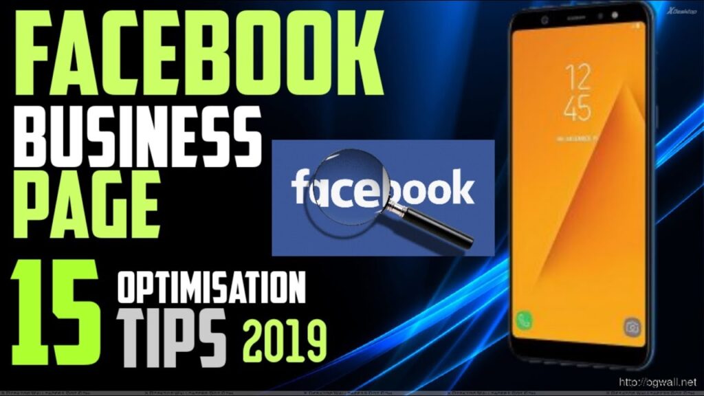 Facebook business page 15 optimization tips 2019