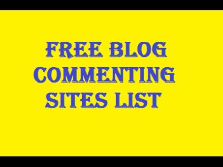 Free blog commenting sites list high pr dofollow auto approve