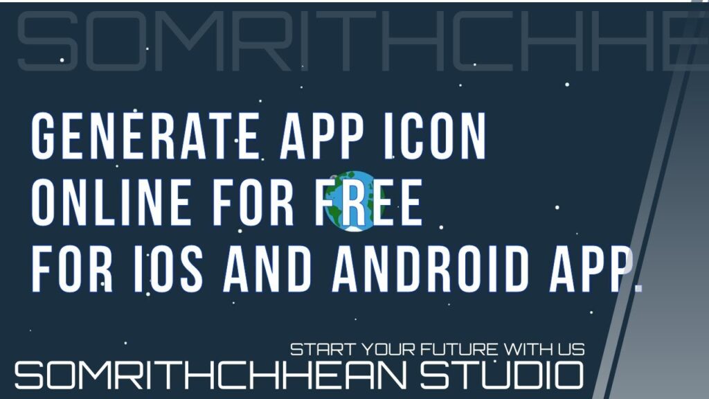How to generate app icon and add to your app using free tools online