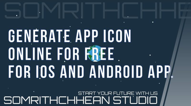 How to generate app icon and add to your app using free tools online