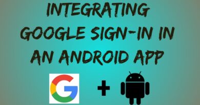 How to integrate Google sign-in in an android application